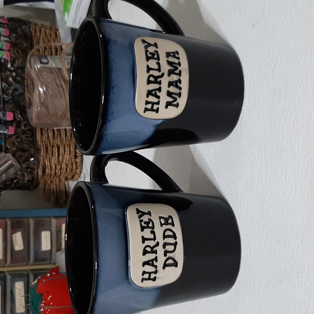 Harley Davidson Stoneware Mugs